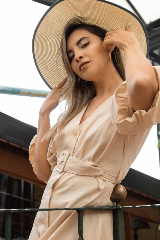 summer clothes, fashion and beauty in the day girl model