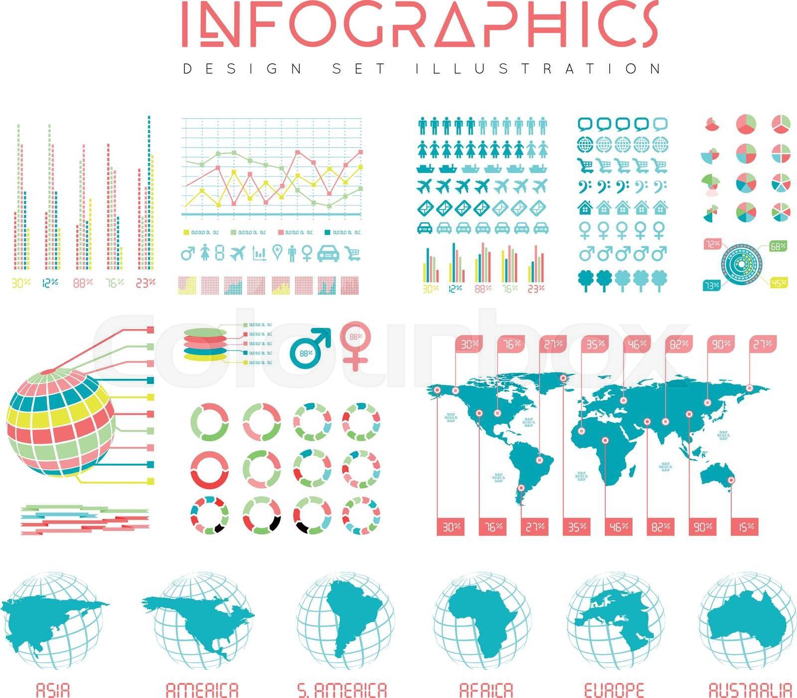 Stock foto af infografik, grafik, forbindelse | Colourbox