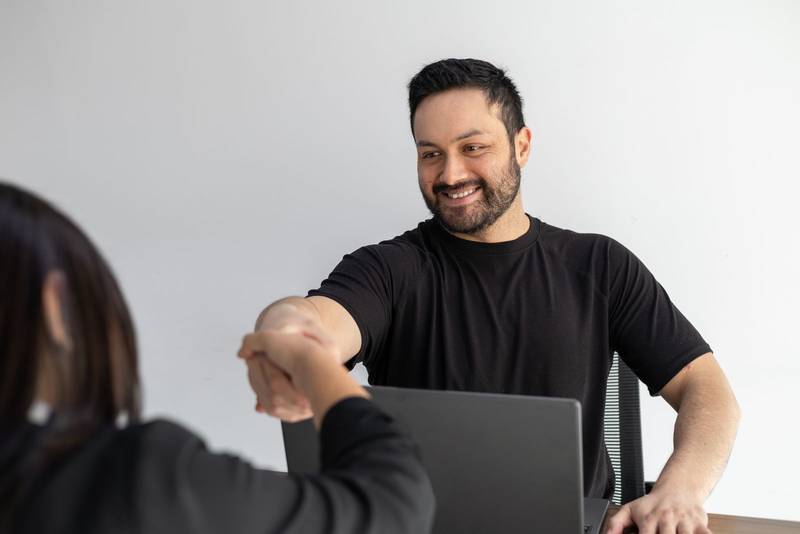 firm handshake between professionals signals more than a deal—it’s the start of trust, bussiness