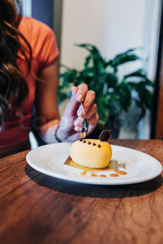 beautifully decorated delicious gourmet dessert