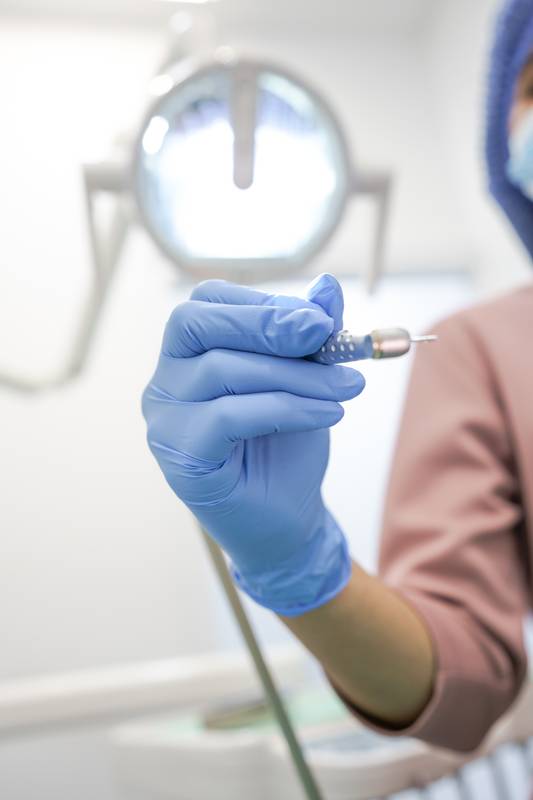 health and treatment, hand with surgical glove, wellness