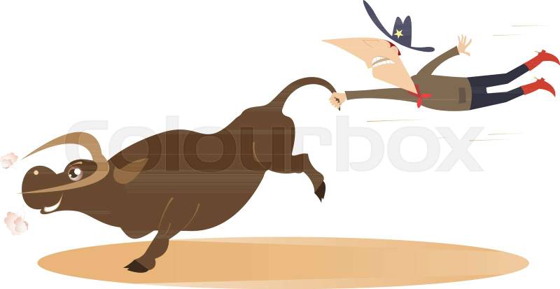 Foto de stock de rodeo, toro, vaquero