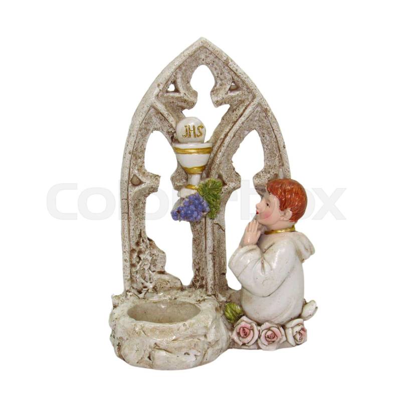 An Elegant Prayer Figurine featuring an Arch, embodying beauty and grace in design
